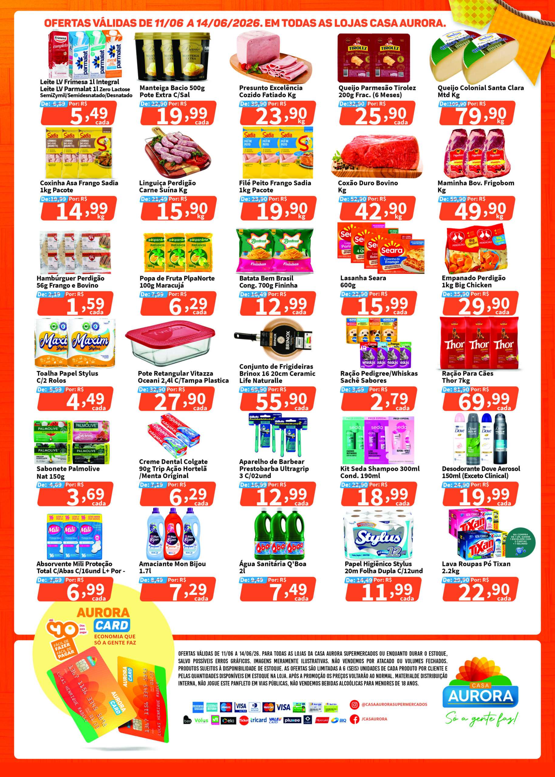 Panfleto de Ofertas Final semana Casa Aurora 11-06-26 Pg2